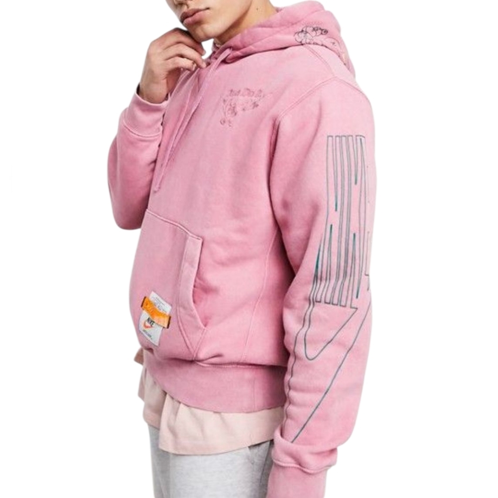 Nike WASHED DRIP CLUB FLEECE HOODIE S5 - Picture 2 of 16